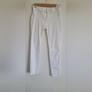 DL 1961- White Skinny Jeans size 23